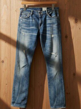 Prps Heirloom Distressed Flare Jeans Medium Wash Denim Size 27